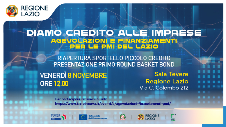 LAZIO ECONOMY - Nuovo fondo piccolo credito